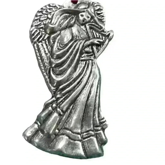 Angel on Red Cord-can be hung on car mirror or use as a necklace - Picture 1 of 4